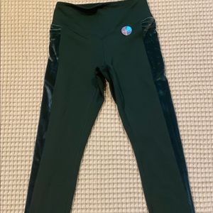 Woman’s pink Victoria’s Secret leggings fitted